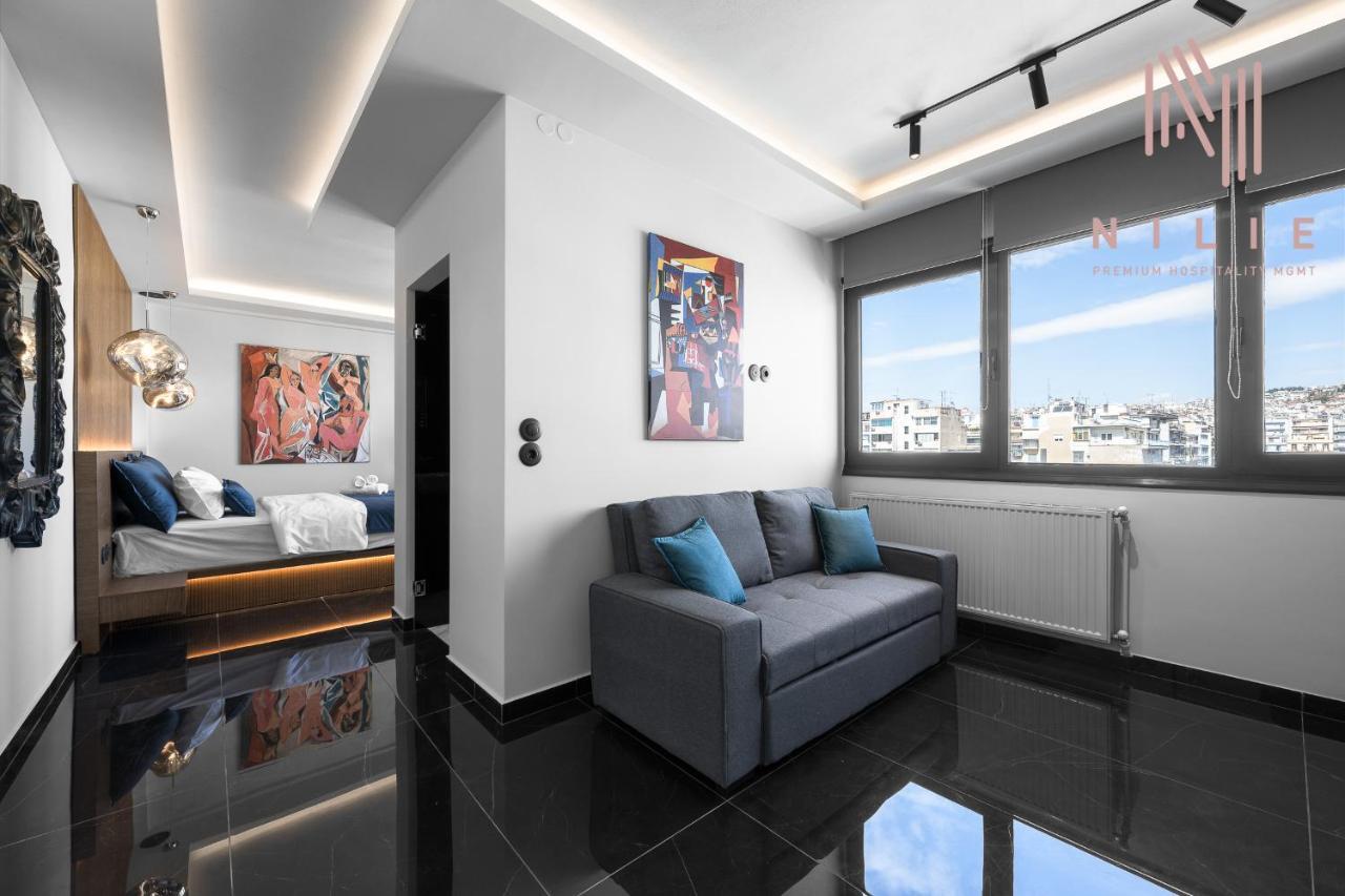 테살로니키 Calliope Penthouse, Nilie Hospitality Mgmt 아파트 외부 사진