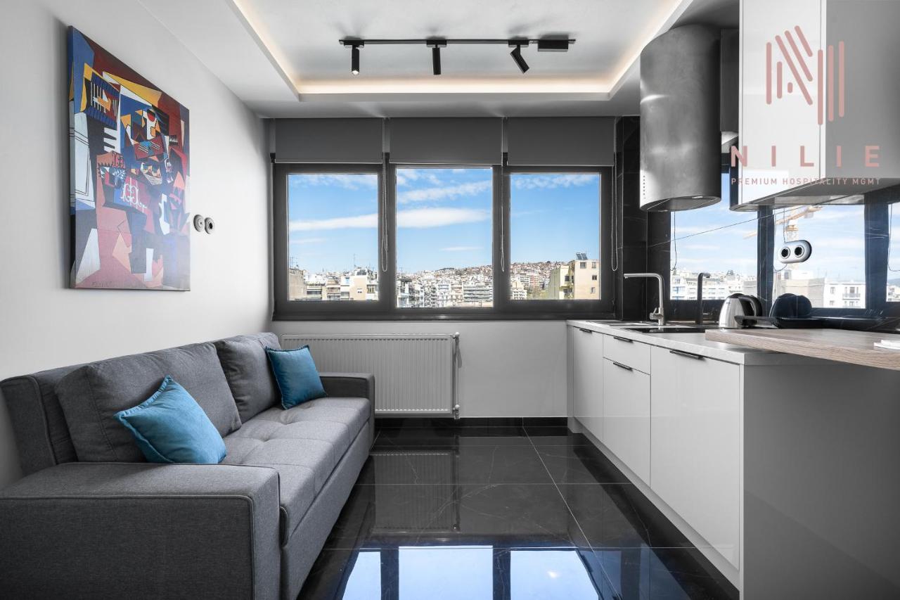 테살로니키 Calliope Penthouse, Nilie Hospitality Mgmt 아파트 외부 사진