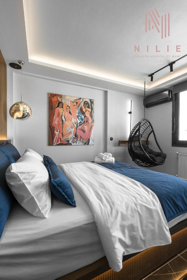 테살로니키 Calliope Penthouse, Nilie Hospitality Mgmt 아파트 외부 사진